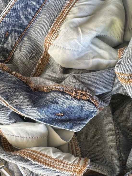 Brooklyn Dolly Long Cotton Jean Maxi Skirt Large - Picture 10 of 15